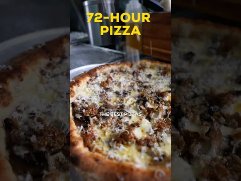 They say good things take time. This pizza takes 72 hours. #Pizza #austineats #WoodFirePizza