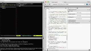 4 Debugging the Server with Node Inspector