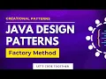 Java Design Patterns Factory Method Creational Design Pattern Low Level Design LLD