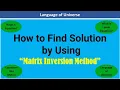 Matrix Inversion Method