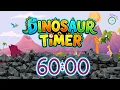 60 Minute timer for Kids Classroom - Dinosaur Kids Visual Timer