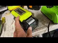 How to tell if your Ryobi 40 V Battery is fully charged
