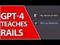 GPT-4 Runs an Entire Ruby on Rails Tutorial