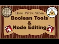 Using Boolean Tools and Node Editing in Lightburn