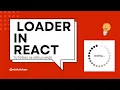 How to use Preloader in React JS 2024 Explained in Spinner in React