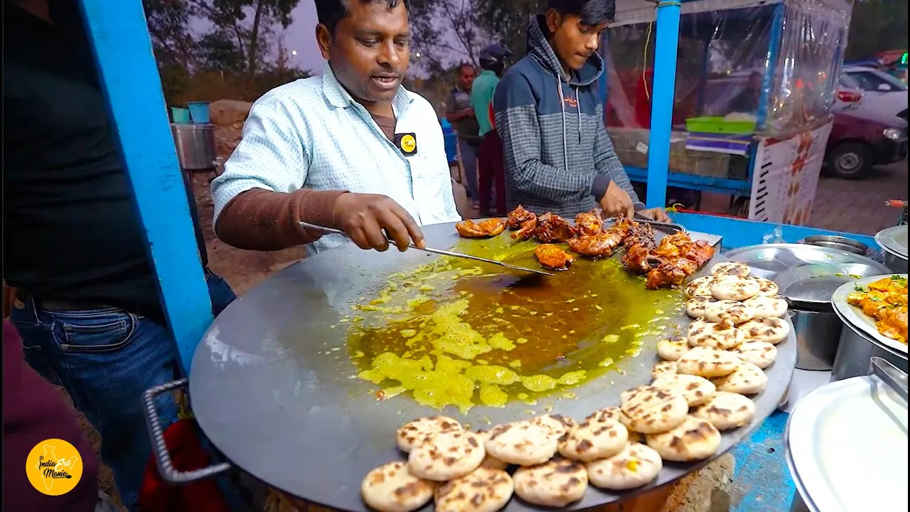 Jharkhand Famous Litti Chicken Making Rs. 60/- Only l Ranchi Street Food