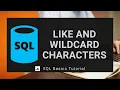 Using like and wildcards in where clause Part 14 - SQL Tutorial For Beginners in Hindi