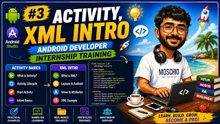 Android Activity XML Intro Android Developer Internship Training Full course