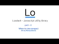 Loadash Javascript utility Library - Compact