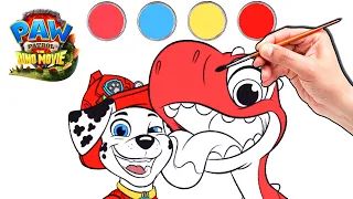 Vamos Colorir o Rhubarb e os Cãezinhos de Dinos! 🦖 Patrulha Pata: O Filme do Dino