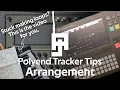 Polyend Tracker Tips Arrangement