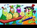 Download Lagu Squid Game \u0026 Survival Challenge || Rich VS Poor || Pear Couple LIVE 24/7