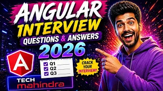 Angular Interview Questions and Answers 2026 Angular Tech Mahindra Interview Questions