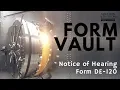 California Probate Notice of Hearing--Form DE-120
