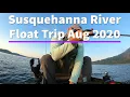 Susquehanna River Smallmouth Fishing near Harrisburg PA - August 2020
