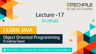 Object Oriented Programming in java in Hindi How to create class in java in Hindi