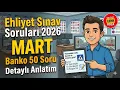 Ehliyet Sinav Sorulari 2026 Mart - Nisan Cikmis Sorular