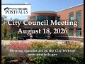 Post Falls City Council Meeting - August 18 2026