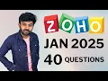ZOHO January 2025 Round - 1 All Questions logic io