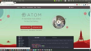 Atom IDE for django development
