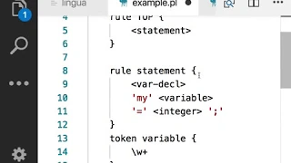 Creating a compiler in Perl 6