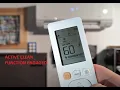 How to engage active clean clean Senville AURA mini split heat pump