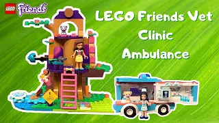 LEGO Friends Vet Clinic Ambulance 2021 – Speed Build and Review! (41445)