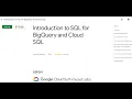 Introduction to SQL for BigQuery and Cloud SQL Solution Google Cloud Arcade Facilitator Program 23