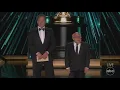 It was Batman vs The Penguin and Mr Freeze at the Oscars