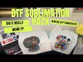 DTF sublimation Hack DTF prints on a sublimation printer at home without DTF printer Did it work