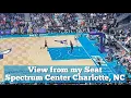 Spectrum Center Seat View of Section 225 Row A Seat 19 Charlotte Hornets Game - See Views from Seats