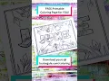 Free JUNE Printable Coloring Page
