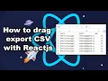 ReactJS - How to export CSV file with reactjs