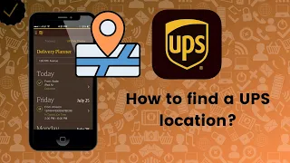 How to find a UPS location on UPS Mobile