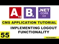 Implementing Logout Functionality in Angular Application ASP NET CORE 3 0 ANGULAR 10