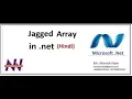 Net tutorial in Hindi What is jagged array Hindi Manish Nain