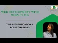 JWT Authentication bcrypt Hashing Web Development with MERN Stack SNS Institutions