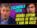 Lagu 💣GRAÑA ACABA DE EXPONER A MILEI CON UN VIDEO MUY ASQUEROSO