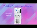 TI-84 Evo Calculator features
