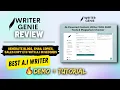 Download Lagu WriterGenie Review [Lifetime Deal] | Always 100% Unique Content with in-built Plagiarism Checker