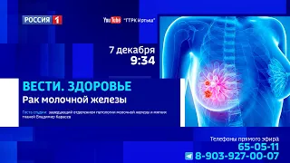 «Вести. Здоровье», рак молочной железы. Послеоперационные осложнения