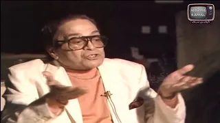 توفيق الدقن فى لقاء قصير نادر قبل وفاته 