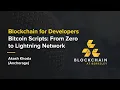 Week 8 Spring 2020 Blockchain for Developers Bitcoin Scripts