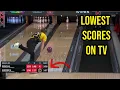 The LOWEST games ever bowled on TV PBA Bowling Rewind
