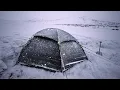 Download Lagu CAMPING in SNOW - WINTER STORM Camping on a Mountain