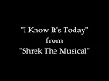Shrek the Musical - I Know It's Today - Vocal Guide: Teen Fiona