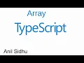 TypeScript tutorial for beginners Array