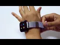 How to install the Band of Fitbit Versa with UMTELE Stainless Steel band