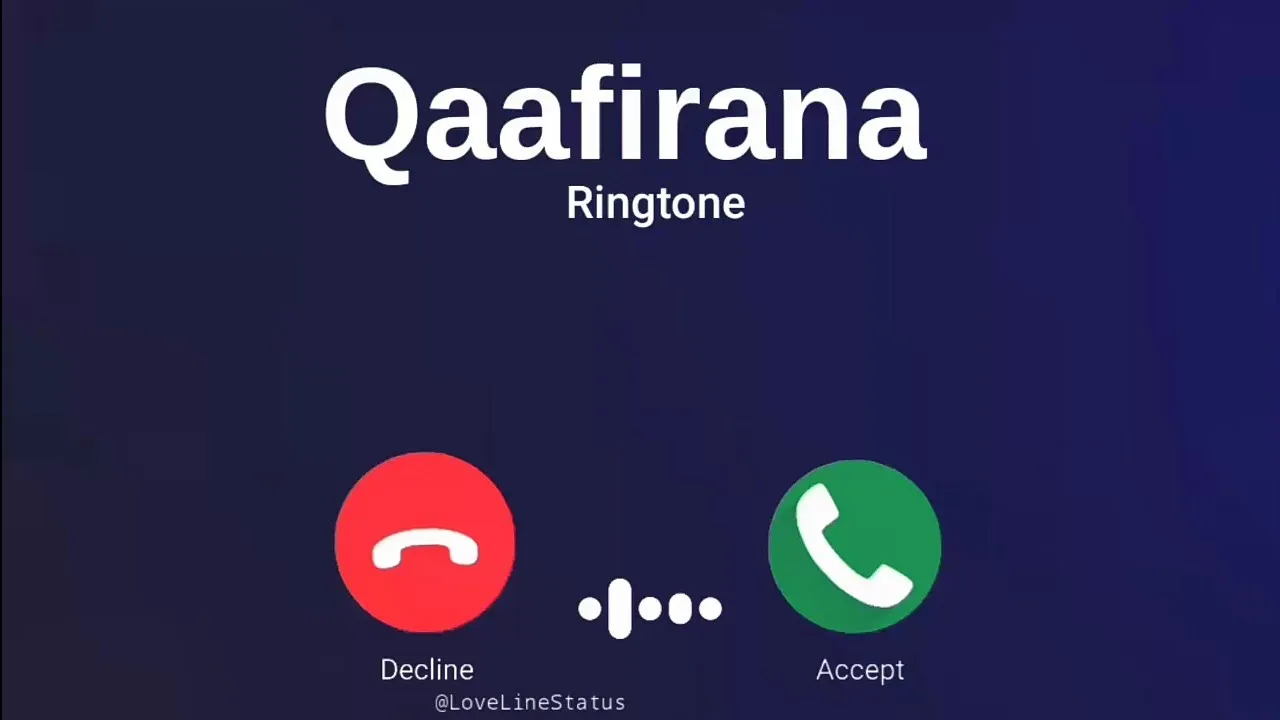 QAAFIRANA - Ringtone || Arijit Singh || Qaafirana New Ringtone || L.L.S.