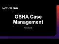 OSHA Case Management Novara EHS Software